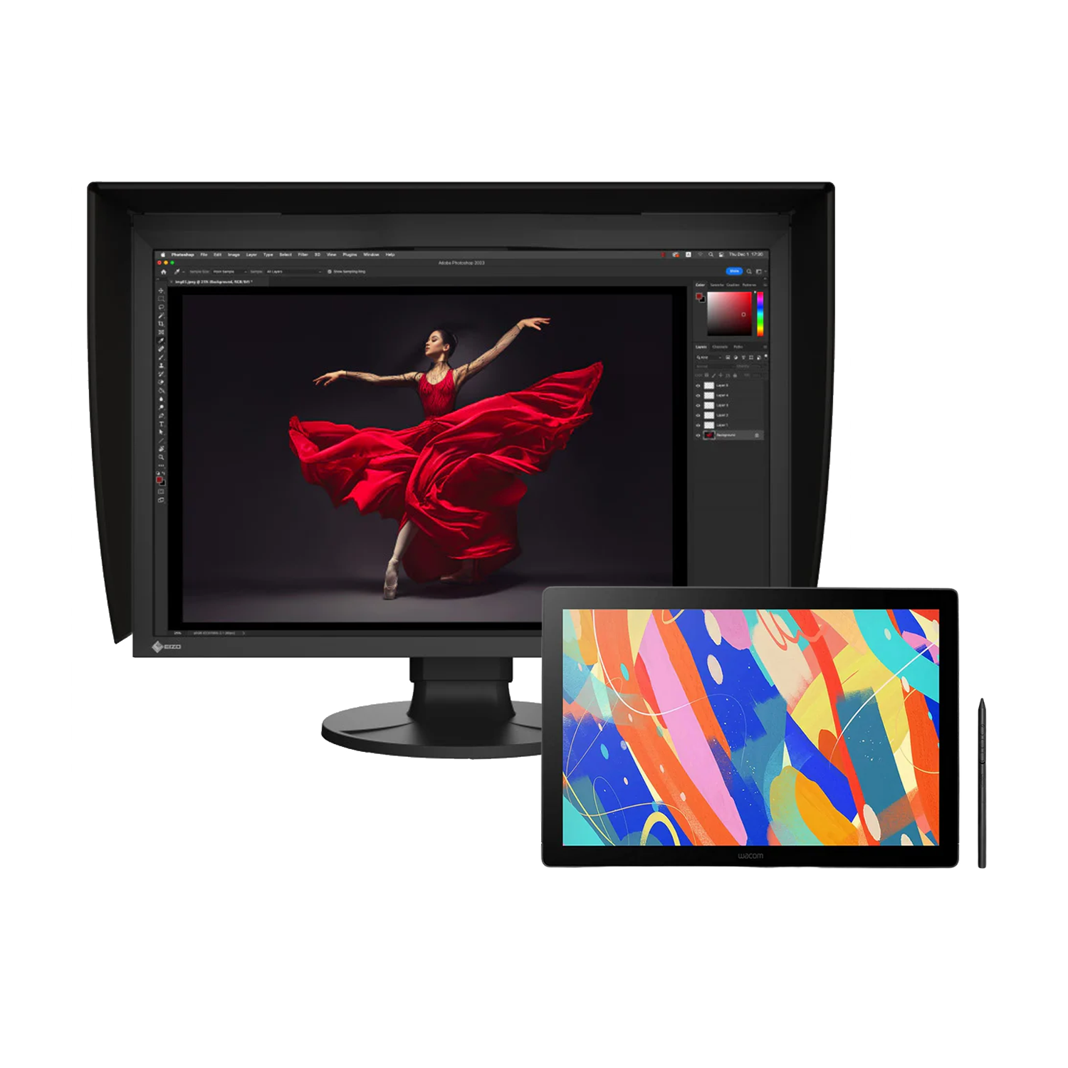 BUNDLE : Wacom Cintiq 16 DTK168 + Ecran EIZO (au choix)