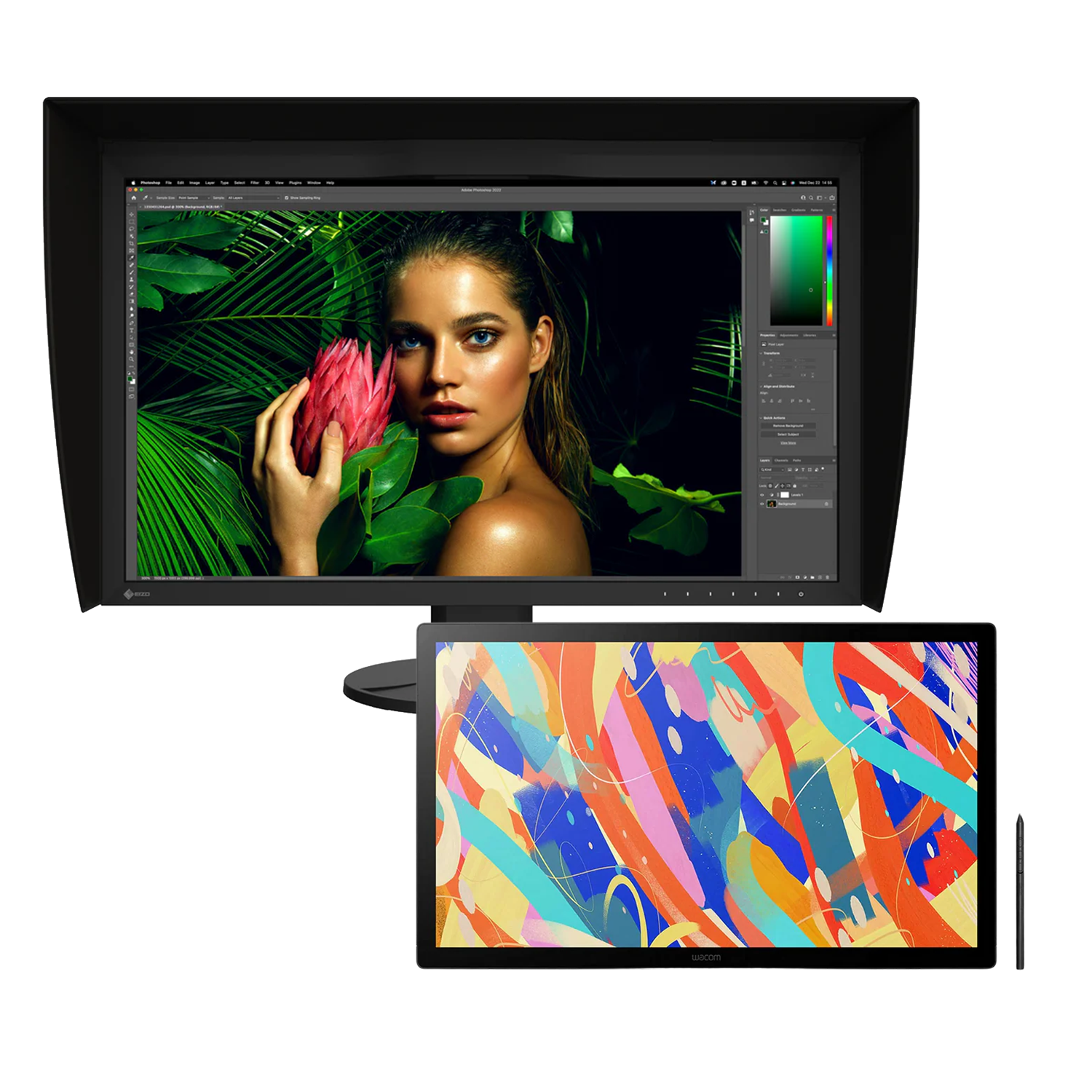 BUNDLE : Wacom Cintiq 24 pen DTK246 + Ecran EIZO (au choix)